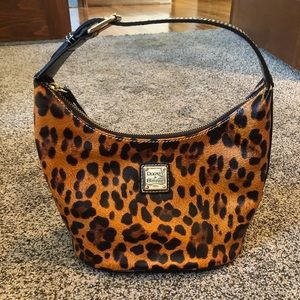 Dooney & Bourke cheetah print bucket bag